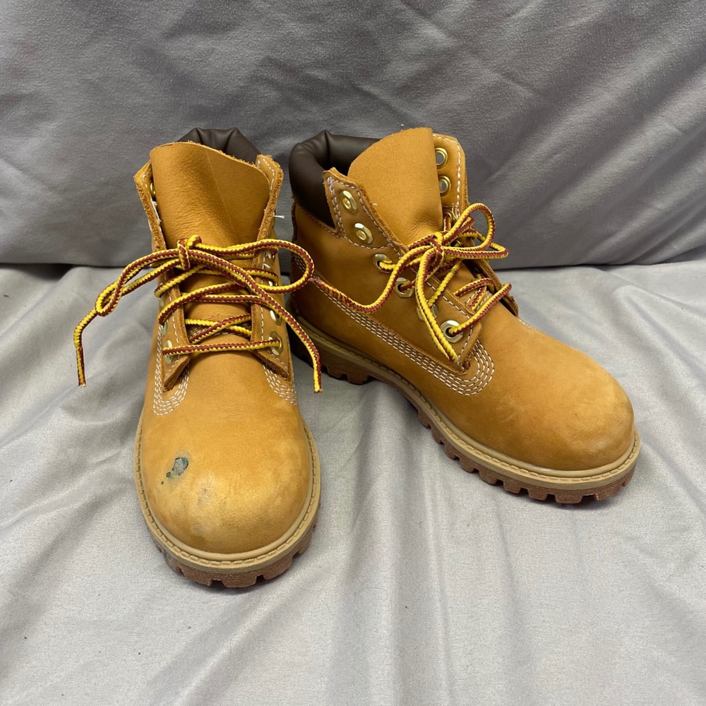 Timberland Toddler 10M Premium 6 Inch Waterproof Boot Wheat Nubuck 12809